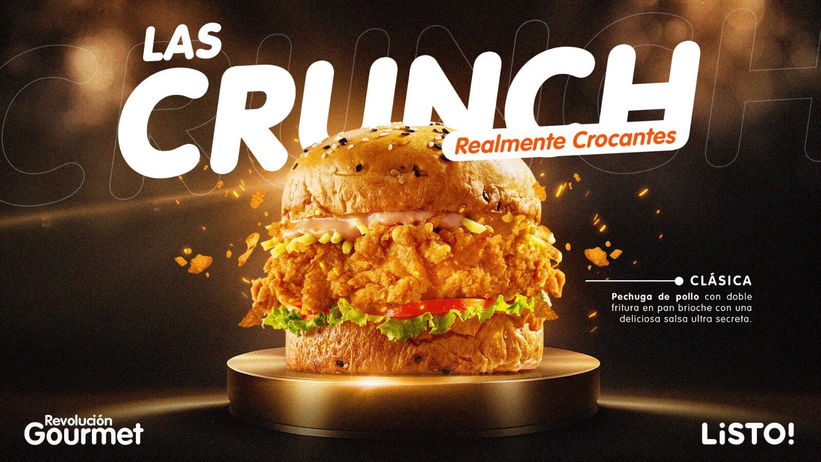 Amor a primera mordida: LiSTO! apuesta por una nueva línea de sándwiches Gourmet y lanza las “Crunch”